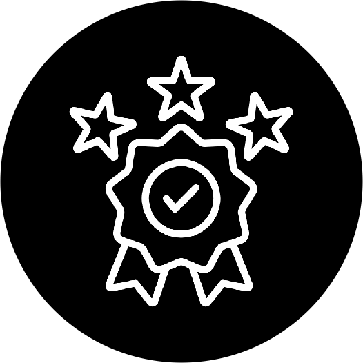 Insigne avec des étoiles